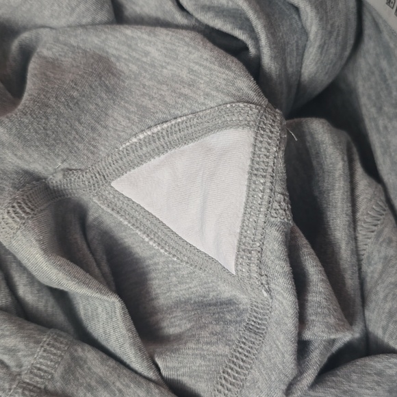 Alo Yoga High Waist Lounge Legging Zinc Heather Gray Size XS Ribbed Ankles Waist - Picture 16 of 16